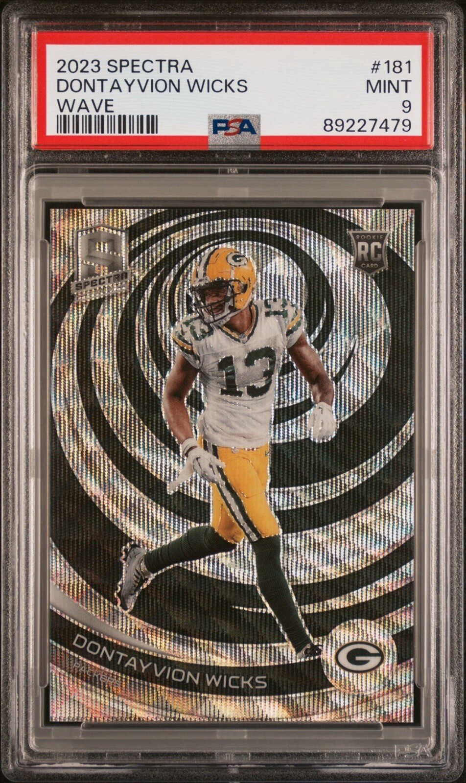 Dontayvion Wicks Panini Spectra #181 Wave