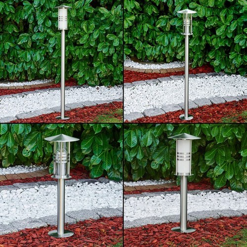 GRAFNER AUSSEN STEH Lampe Standleuchte Wegeleuchte Edelstahl Garten Hof Lampe EUR 32,90