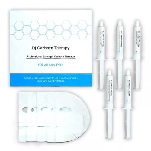 DJ CARBON Therapy CO2 Gel Mask 1Pack of 5 Gels & 5 Sheet Masks KB050 - Picture 10 of 16