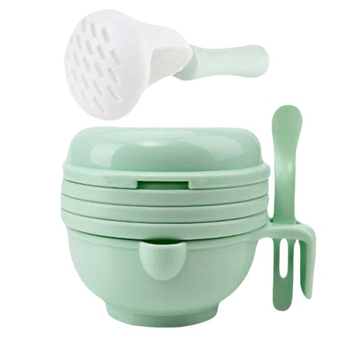 Baby Food Grinder Toddler Auxiliary Tools for Feeding Manual Grinding Bowl