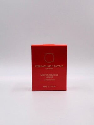 Ormonde Jayne Montabaco Verano 50ml /1.7 oz EDP Parfum Sealed Box