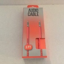NEW 3 Ft Red Audio Cable