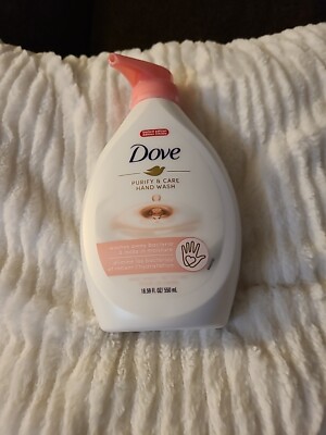 dove Hands purify Care hands Wash  Limited Edition 18.59 Fl.oz/550ml