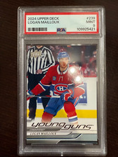 2024-25 Upper Deck Young Guns #239 Logan Mailloux (PSA 9 MINT)