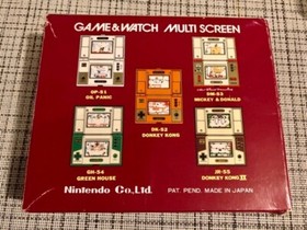 NINTENDO GAME & WATCH MULTI SCREEN MW-56 BOX + INSERTS (CLEAN and WORKS!)