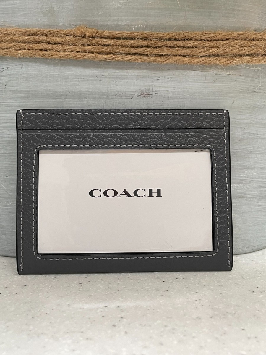 【COACH】新生活に！おしゃれなID / Card case NWT Coach Slim Id Card Case In Signature Canvas With Floral
