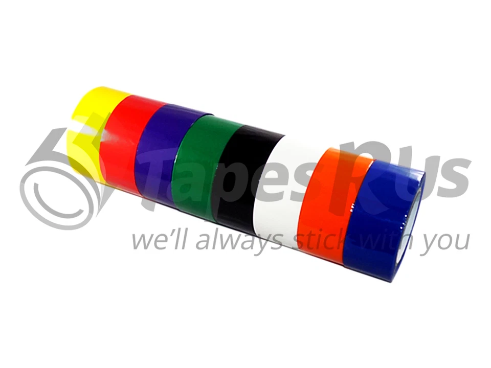 2" IN. x 110 YDS. COLOR CARTON SEALING PACKING TAPE - 9 COLORS AVAILABLE - Image 2 of 2