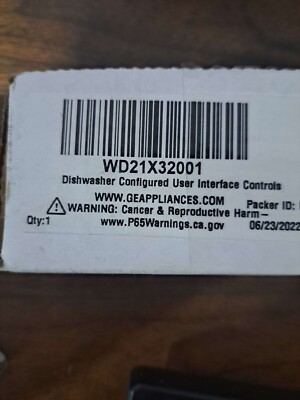 WD21X32001 GE DISHWASHER UI CONTROL BOARD