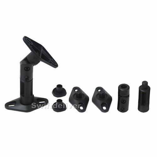 6 Universal Wall Ceiling Home Theater Satellite Speakers Mount Bracket Audio CYR - Picture 2 of 6