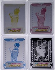 2024 Leaf Collective Andy Van Slyke Press Pass A Printing Plate 1/1 Set Lot