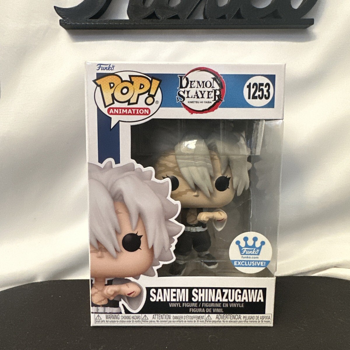 FUNKO POP SANEMI Shinazugawa 1253 Funko Shop Exclusive Demon Slayer EUR