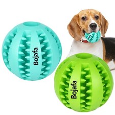 Dog Teething Puzzle Toy Treat Dispensing Chew Balls for Small/Medium Dogs