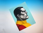 Mondo X-Men Colossus Mike Mitchell Portrait Print Marvel Comics Proof — photo 2