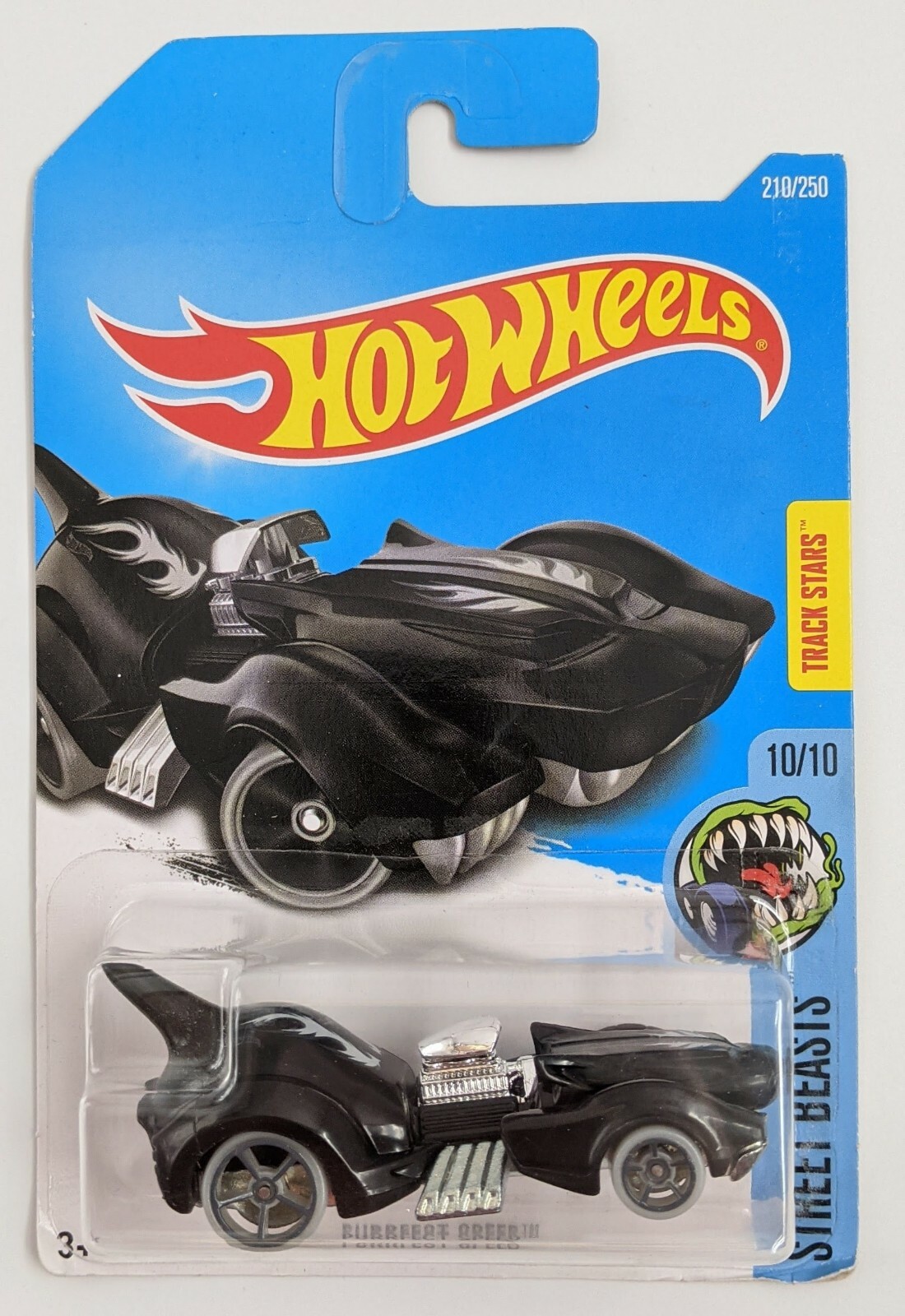 2016 Hot Wheels STREET BEASTS 10/10 Purrfect Speed 210/250 (Black Version)