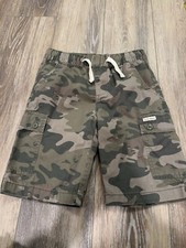 Lucky Brand Camouflage Kids Drawstring Elastic Waist Shorts Size Medium