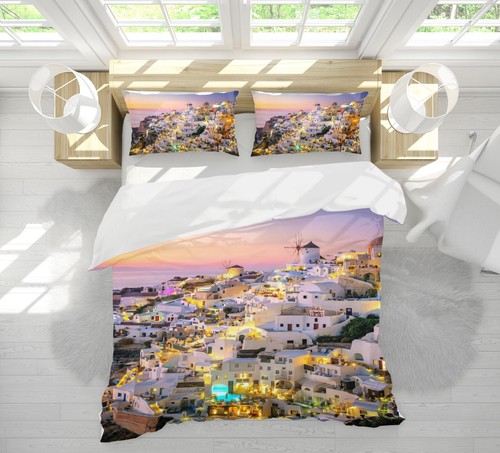 3D Market Day 2037 Trevor Mitchell bedding Bed Pillowcases Quilt
