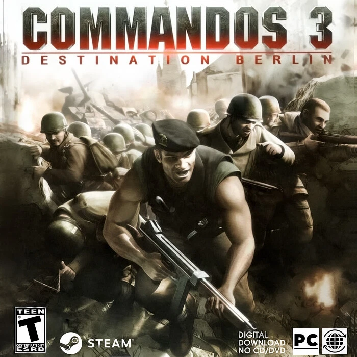 Commandos 3 Destination Berlin Steam Key PC (GLOBAL) Region Free.