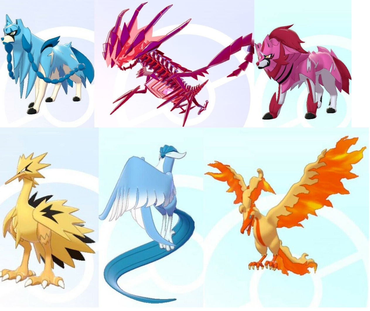 Pokémon Sword/Shield: como pegar Articuno, Zapdos e Moltres shiny de Galar