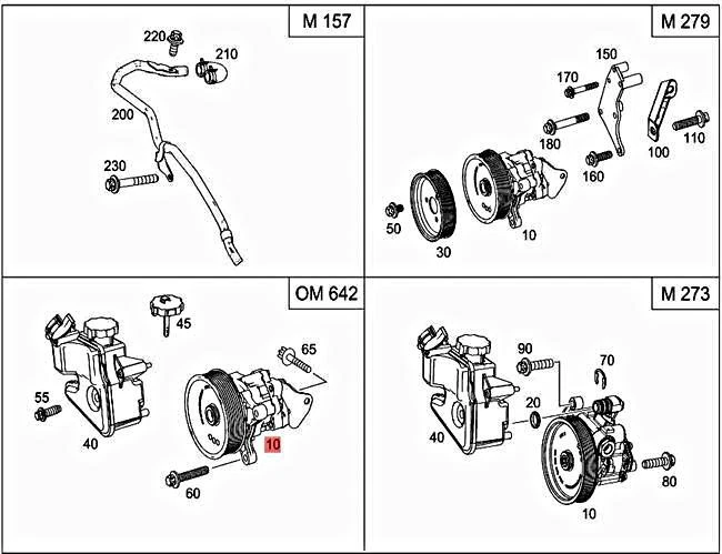 Genuine MERCEDES W463 G-CLASS Power steering pump 0074660901 | eBay