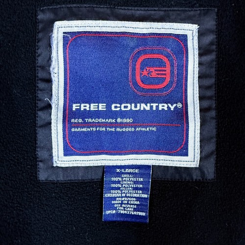 Free Country Men's Puffer Vest Insulated Full Zip Pockets Black Size XL - Picture 4 of 7