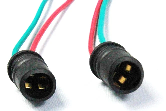 2 uds W5W T10 base de goma base de vidrio casquillo luz de estacionamiento luz de estacionamiento zócalo T10b - Imagen 3 de 4