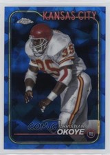 2024 Topps Chrome Sapphire Edition Christian Okoye #96 12po