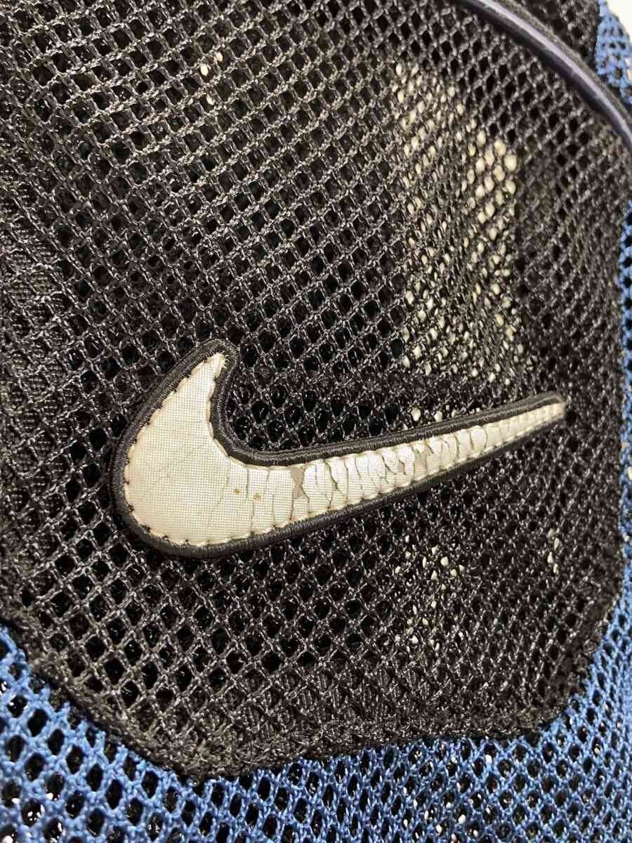 NIKE Mesh Backpack, Polyester, Navy - image 5