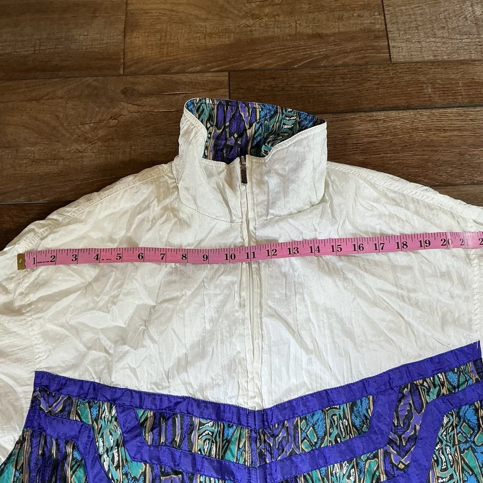 Pullover retro de nailon bloques de colores chaqueta cortavientos HEAD talla XL - HEAD #34714 años 90 de colección Foto 3 de 4