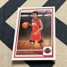 2023-24 Panini Hoops Rookie Amen Thompson Houston Rockets #242 Basketball Card. rookie card picture