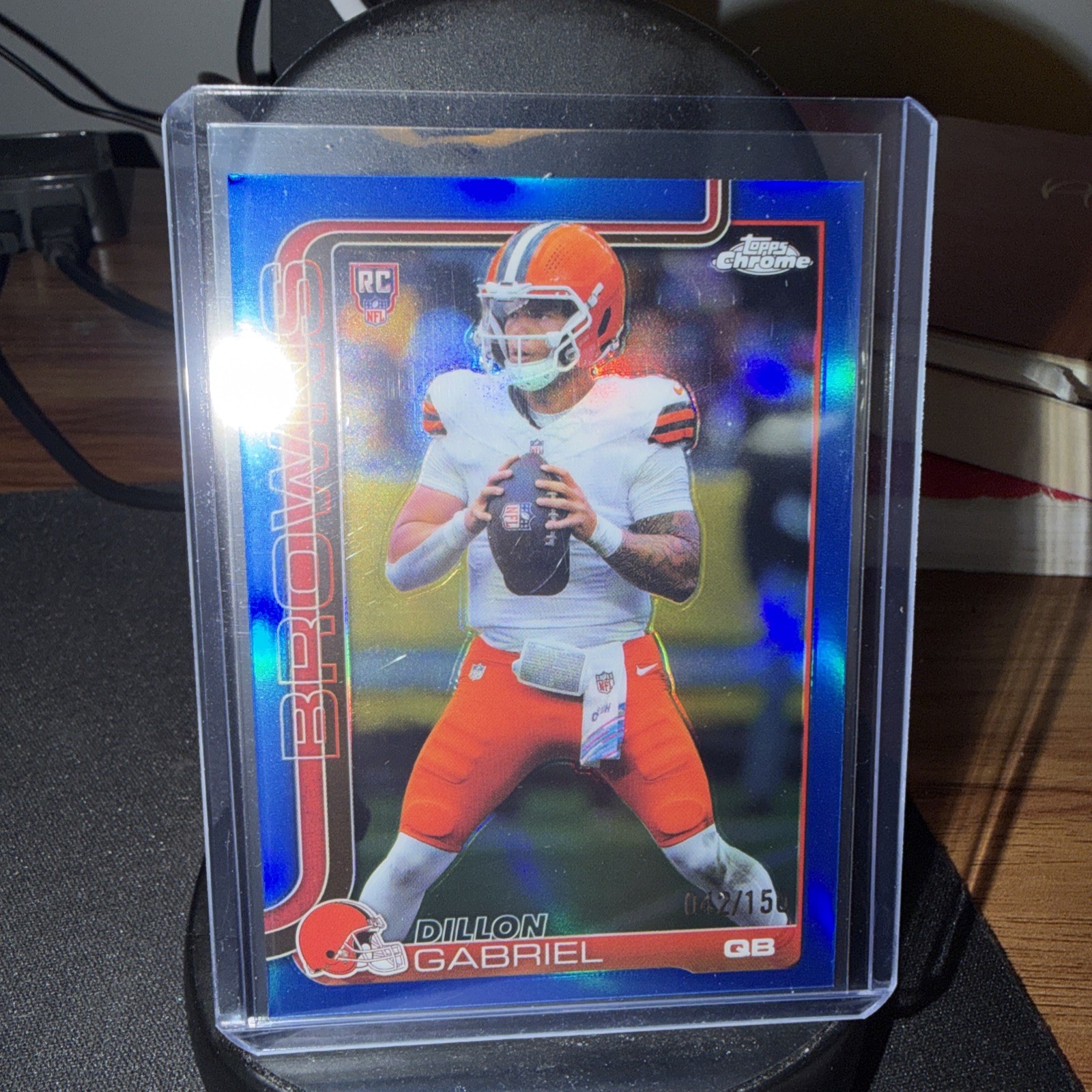 2025 Topps Chrome Dillon Gabriel #316 BLUE Refractor RC /150 Browns PACK FRESH