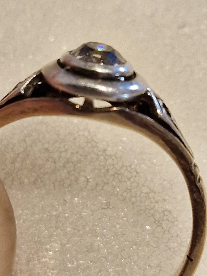 Altschliffdiamant - Ring O,25 ct - Bild 3 von 4