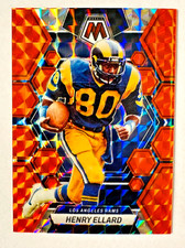 2023 Panini Mosaic Henry Ellard ORANGE Prizm Card SP #/199 Rams Legend!
