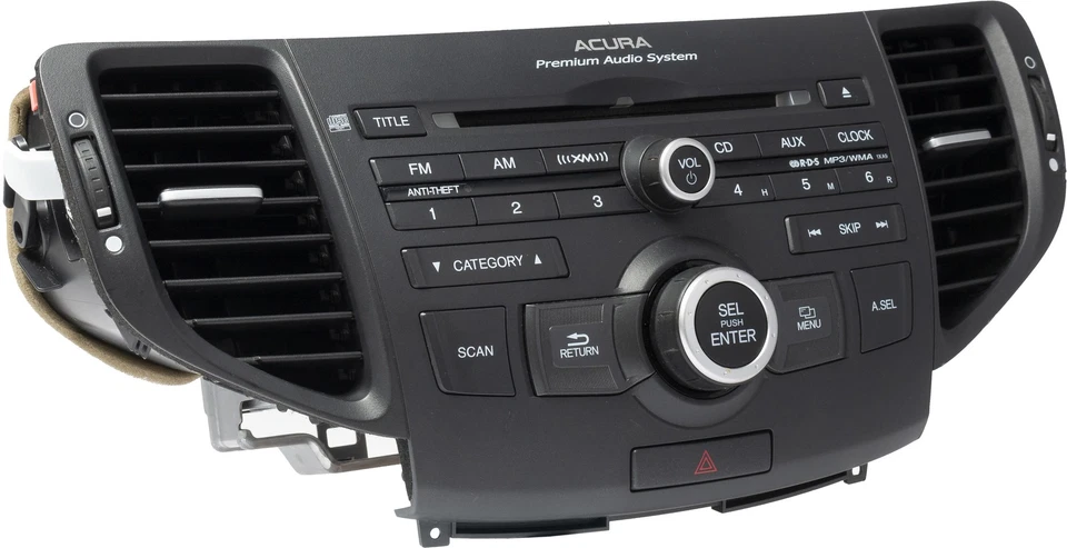 Reproductor de CD de disco único radio SAT AM FM 2011-2014 Acura TSX 39100-TL2-A110-M1 1XA9 Foto 3 de 4