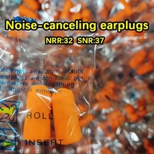 20-100pcs PU Foam Earplugs Anti Noise Sleep Work Snore Noise Reduction Packs USA