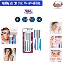 Facial Razor for Women, Peach Fuzz  Eyebrow Trimmer, Exfoliating Dermaplanin...