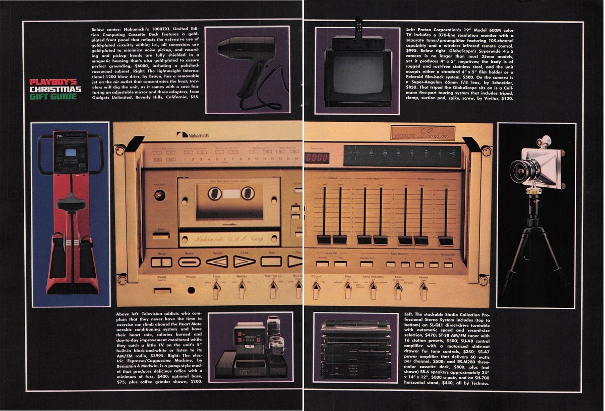 1982 Nakamichi 1000ZXL 1000ZXL Limited cassette deck Contax RTS