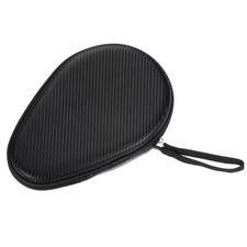 Table Tennis Racket Case Ping Pong Paddle Case Cover Gourd Shape Texture Black