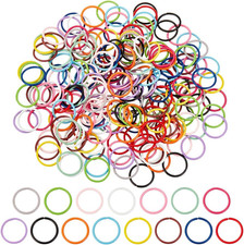 Pandahall 12Mm Multicolor 225Pc Open Rings 15 Colors, 16 Gauge O Rings, Large fo