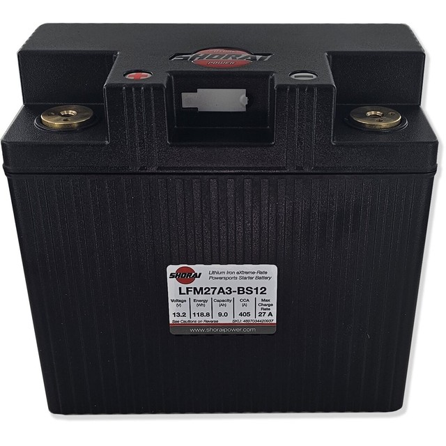 Shorai LFX27A3-BS12 Lithium Iron Battery