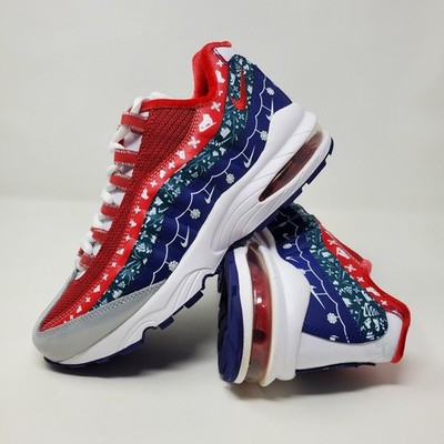 Nike Air Max 95 GS Ugly Christmas Sweater CT1593-100 Size 6Y