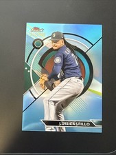 2023 Topps Finest - Sky Blue Refractor #64 Luis Castillo /300