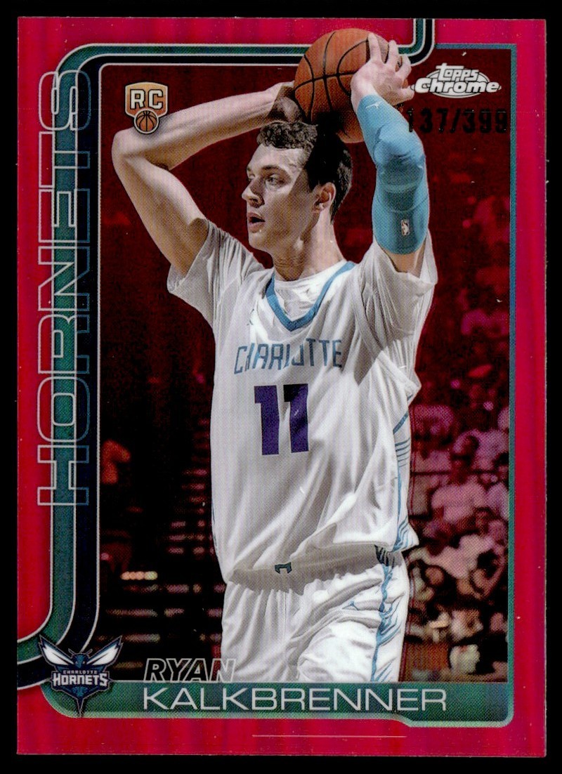 2025-26 Topps Chrome Magenta Refractor Ryan Kalkbrenner RC 137/399 #284