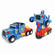 Transforming Toy Truck Boys Model Transform Car Robot Action Figure Xmas Gifts