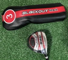 PowerBilt Golf Club 3 Fairway Wood TPS Blackout Max R Flex Shaft & Headcover New