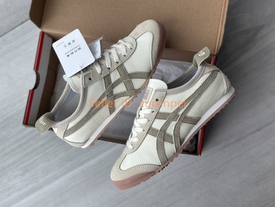 2026 Onitsuka Tiger Mexico 66 Unisex Casual Shoes Beige/Gray Non-slip Sneakers