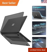 Case for 15 Inch Surface Laptop 8 2026 / Laptop 7 2024 -Black  Hard Shell Tr...