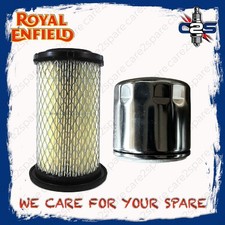 Air Filter & Oil Filter Kit fits Royal Enfield Super Meteor 650 Classic 650 OEM