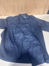 Chef Works Black Chef Coats Lot of 2 Size S Short Sleeve and Regular Sleeve