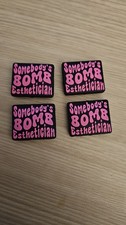 4 Esthetician Focal Silicone Beads for Keychain Making Silicone Beads for DIY