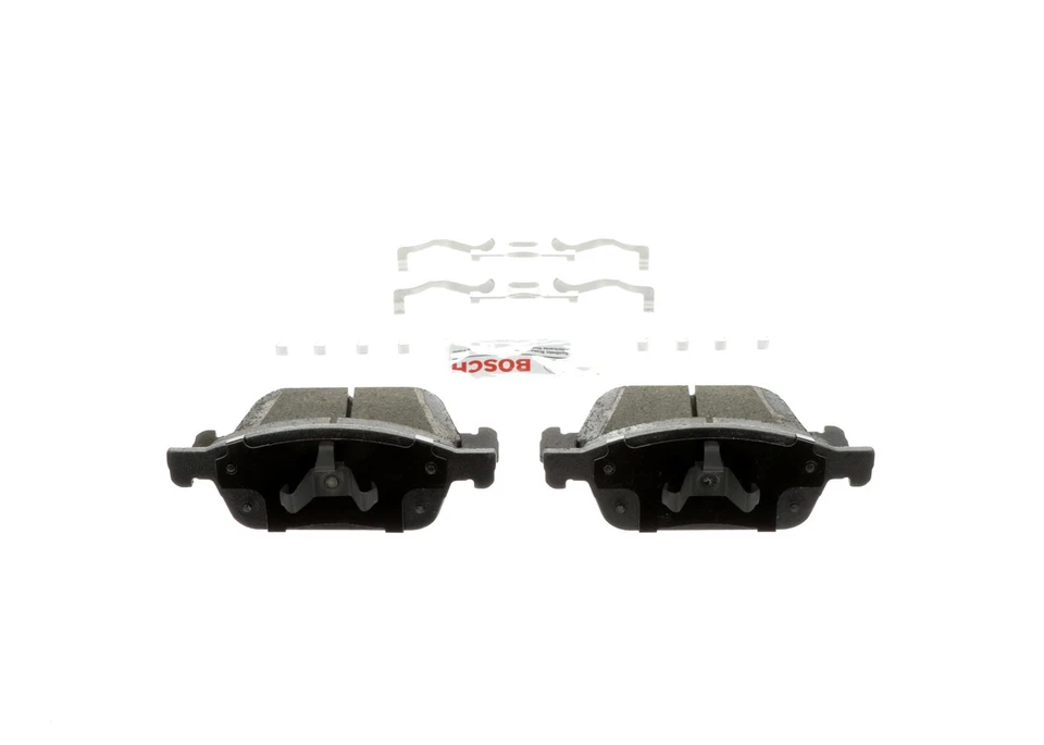 Conjunto de pastilhas de freio a disco Bosch dianteiro BE1771H para 2015-2019 Ford Focus Lincoln MKC - Imagem 3 de 4